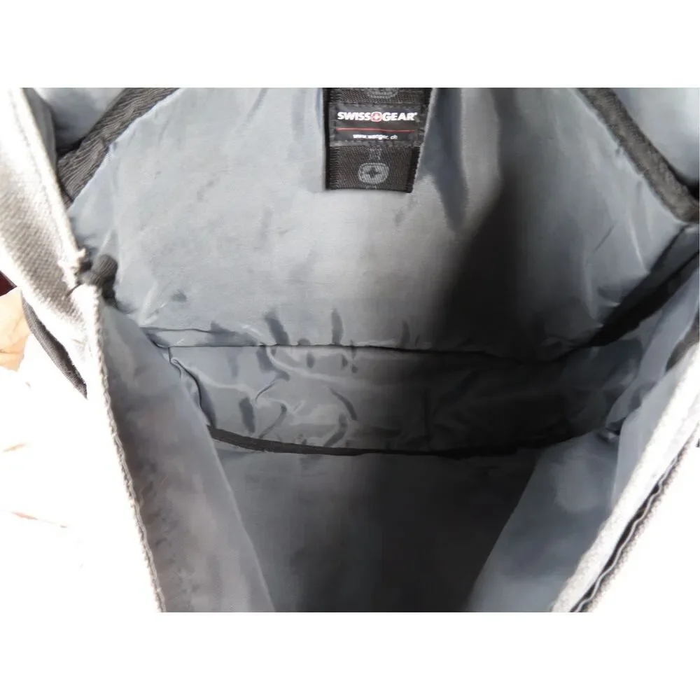 SWISSGEAR Zinc Canvas 14” Laptop Briefcase Bag Grey Padded